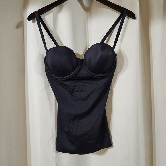 MAIDENFORM Always Smooth Foam Cup Cami BLACK Firm Control NEW Womens Size 34B - Picture 1 of 3